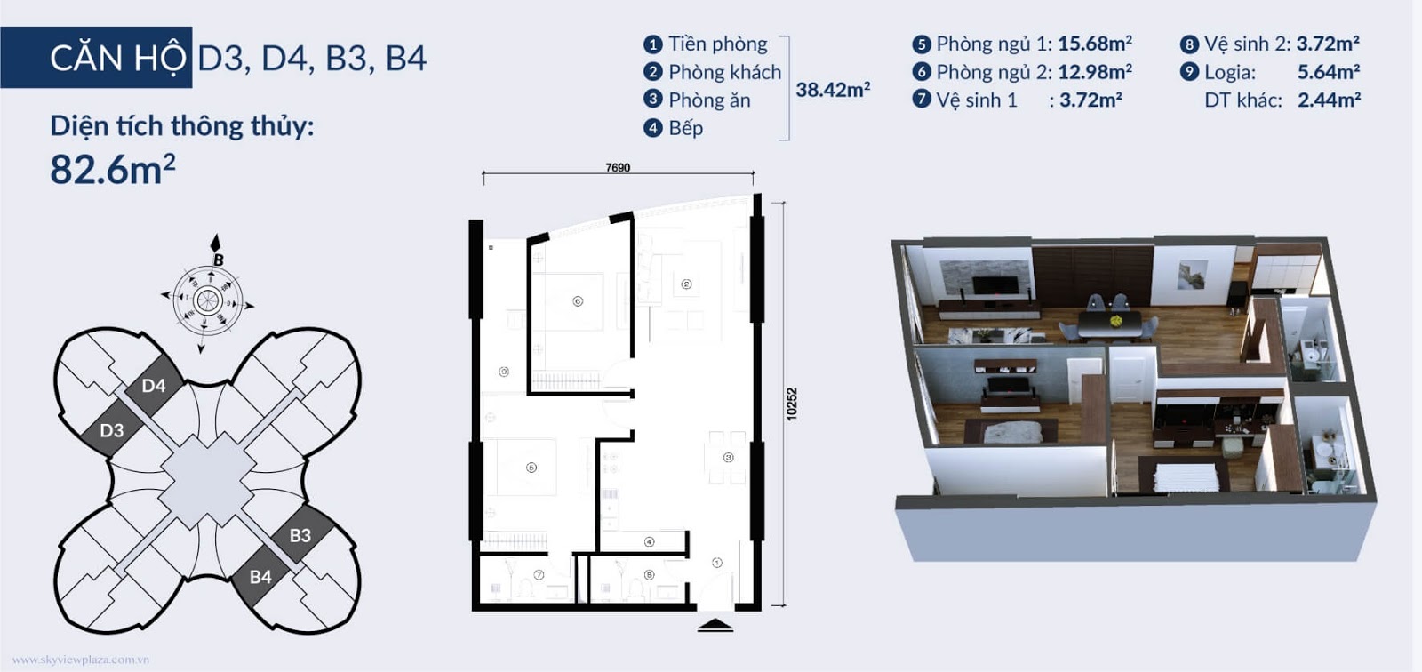 thiết kế căn hộ the queen palace 360 giải phóng