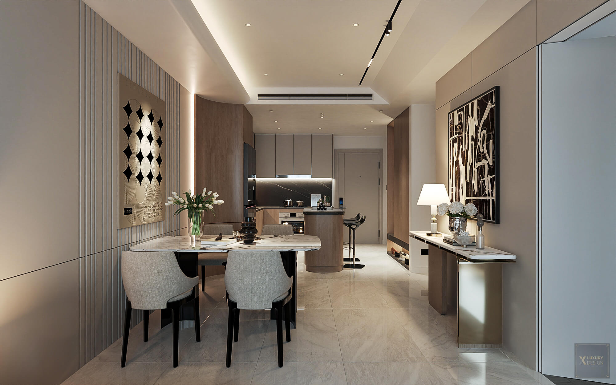 căn hộ 2 phòng ngủ the queen 360 giải phóng