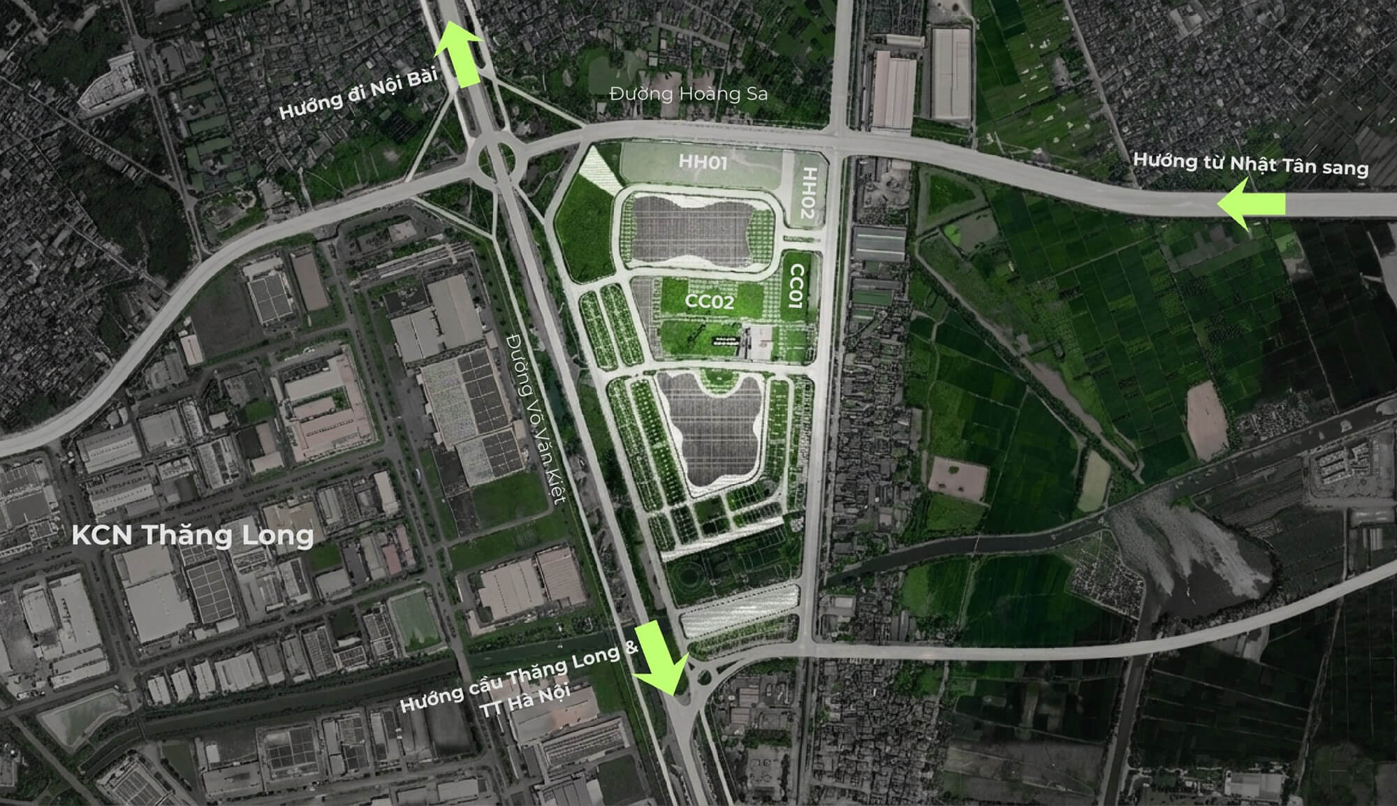 mặt bằng dự án the intercentral võ văn kiệt đông anh